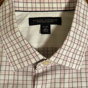 Banana Republic Non-Iron Slim Fit M 15-15 1/2